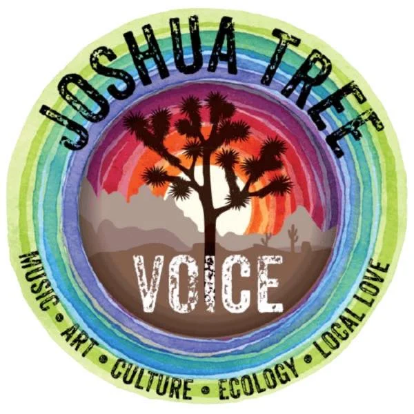 A logo saying Joshua tree voice 